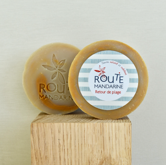savon retour de plage Route Mandarine