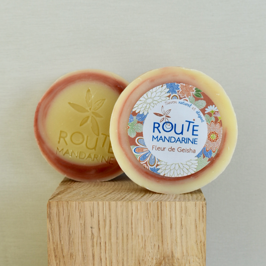 savon fleur de geisha Route Mandarine
