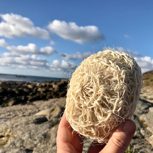 Pelote gommante en sisal Route mandarine