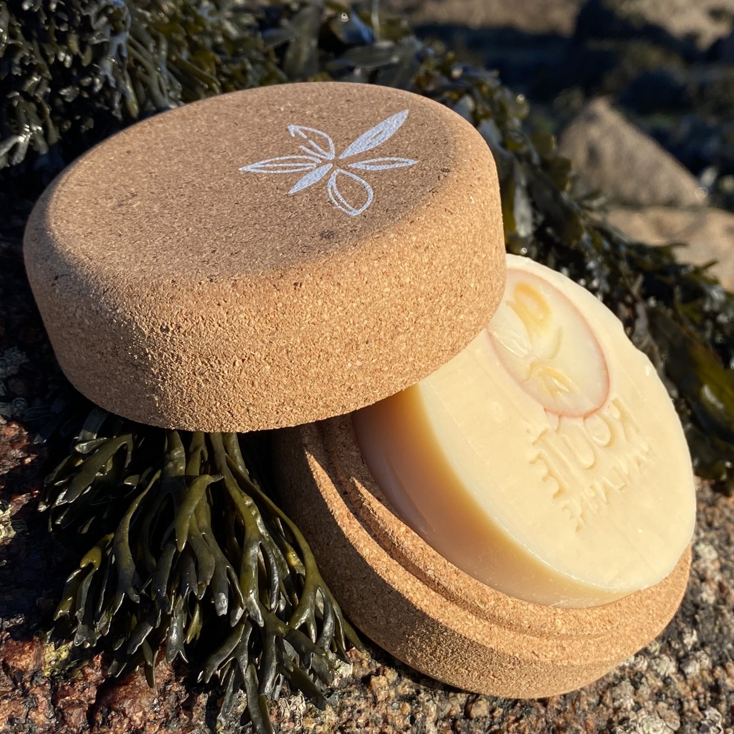 Boite de voyage en liège Route mandarine