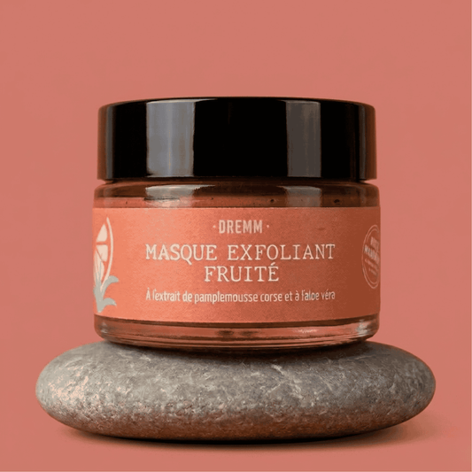 Gommage visage fruité nourrissant aux AHA pamplemousse rose bio — Route Mandarine Bretagne