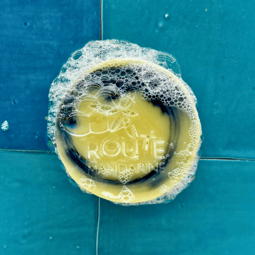 savon surgras ciel d'orage sur ouessant qui mousse généreusement