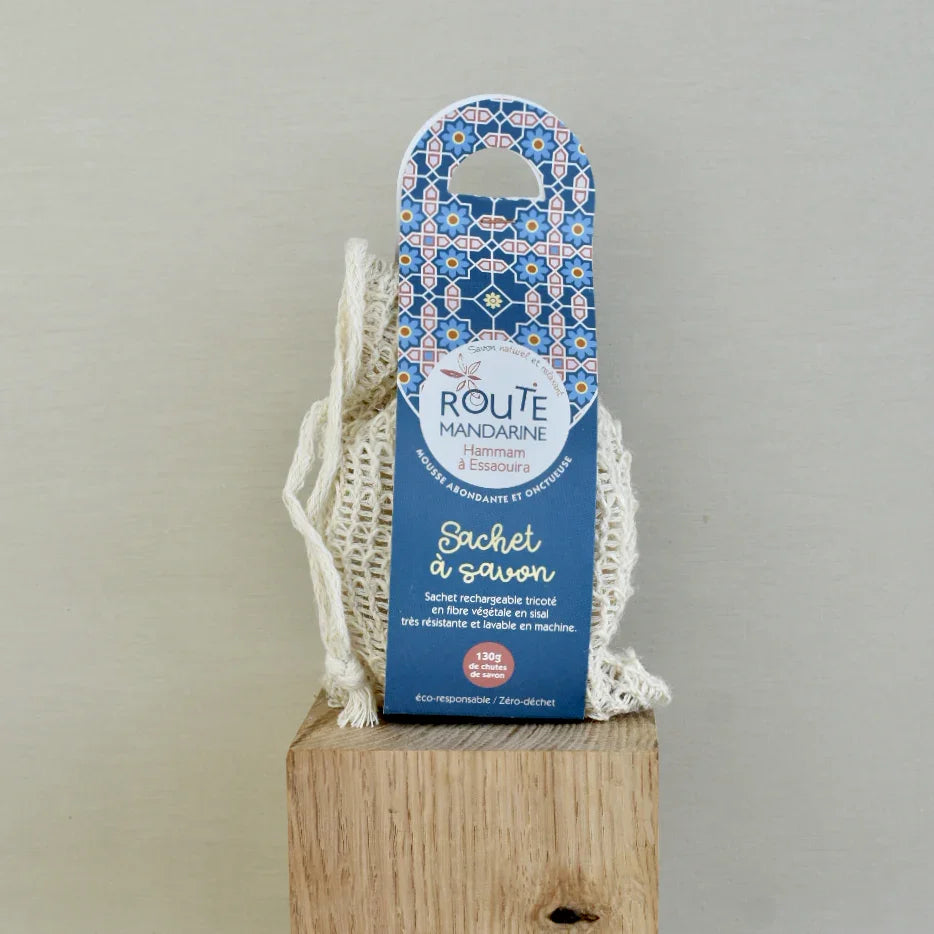 sachet sisal hammam à essaouira Route Mandarine