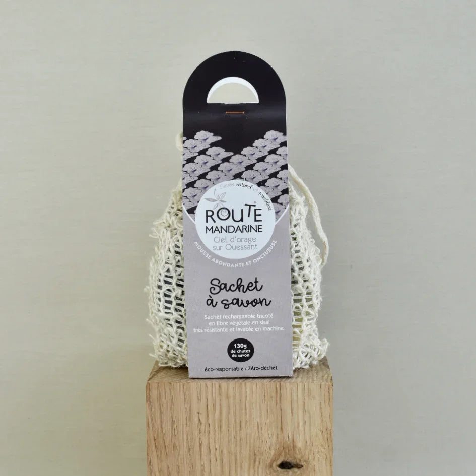 sachet sisal ciel d'orage sur ouessant Route Mandarine