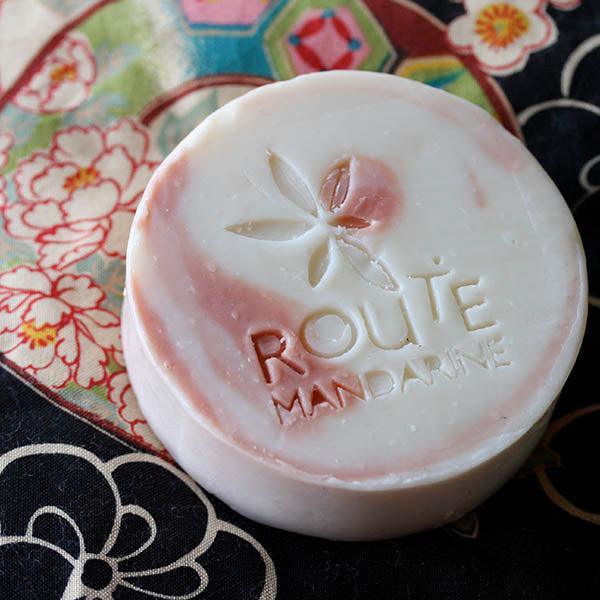 savon nu à l'huile de sésame route mandarine